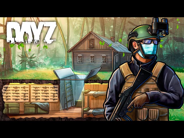 Turning a Hidden Coal Mine into a SECRET STRONGHOLD in DayZ...