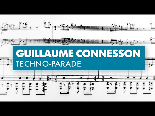 Connesson: Techno-Parade for Flute, Clarinet and Piano — Full Score