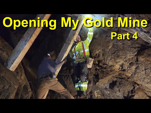 Opening My Gold Mine! Part 4: Timbering A Gold Mine