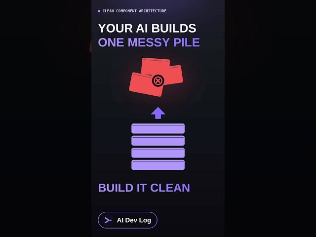 🧱 Force AI to Write Clean Component Architecture