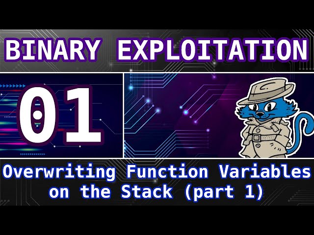 1: Overwriting Variables on the Stack (pt 1) - Buffer Overflows - Intro to Binary Exploitation (Pwn)