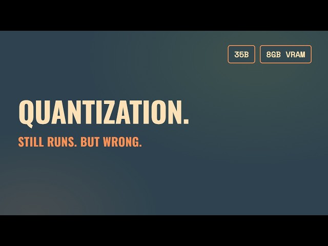 Quantization Lets a 35B AI Model Run on 8GB VRAM — But There's a Catch