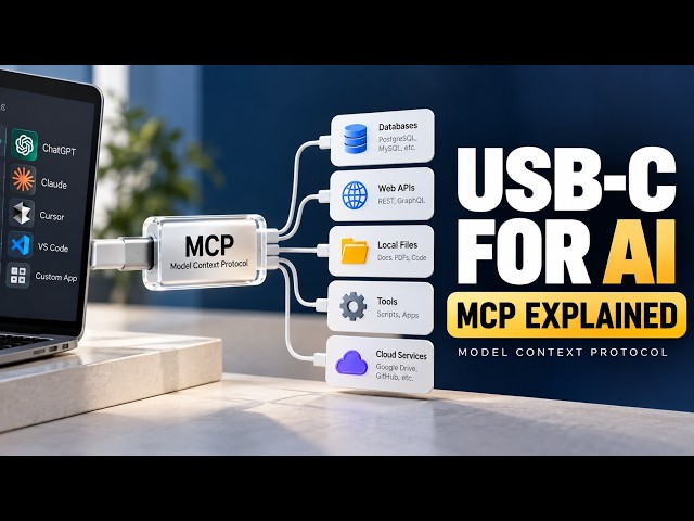 MCP Explained: How AI Connects to Tools, APIs & Databases #ModelContextProtocol #MCP #AIAgents #LLM