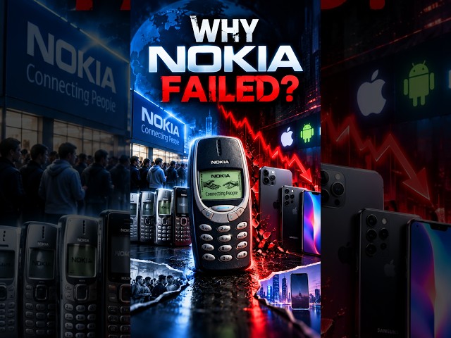 Why Nokia Really Failed 📱💔 #smartphone #nokiafacts #ai #technology #business #computer #chatgpt