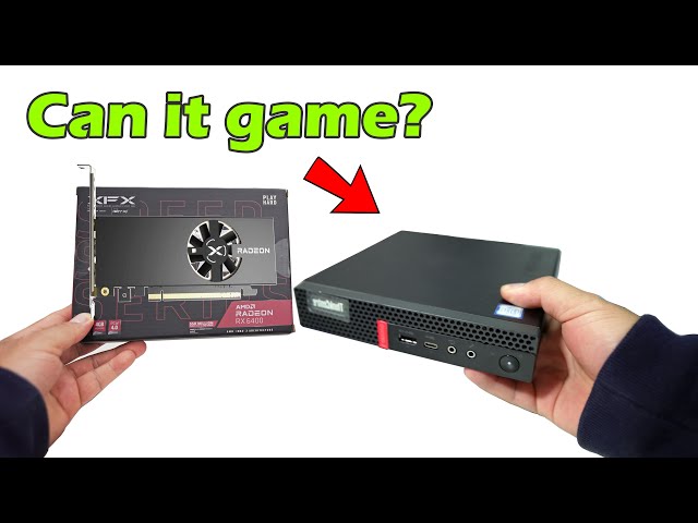 Smallest Setup: Lenovo 1L Tiny PC + RX6400 BD-PROCHOT Fix!
