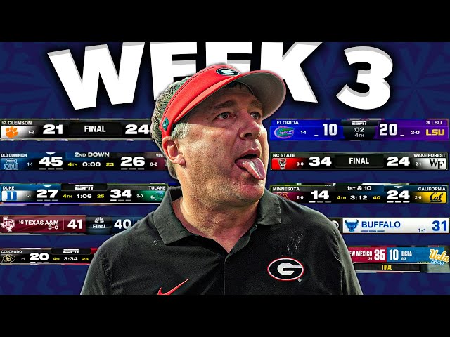 College Football Week 3 EXPLAINED in 13 Minutes
