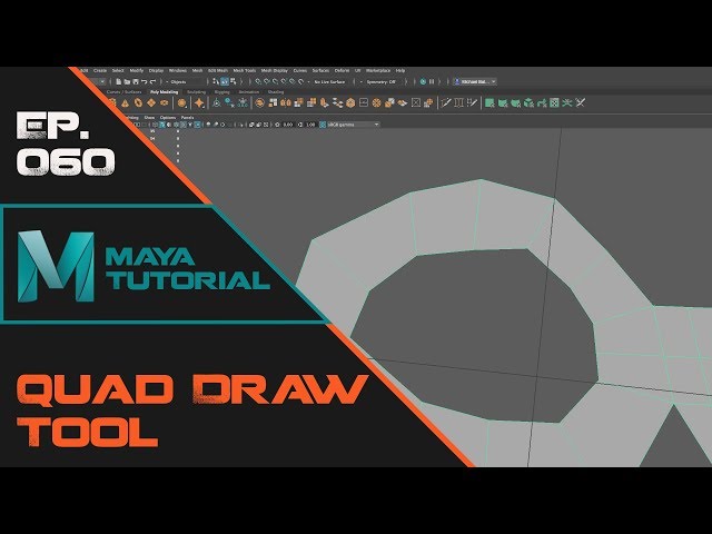 Learn the Quad Draw Tool In Maya