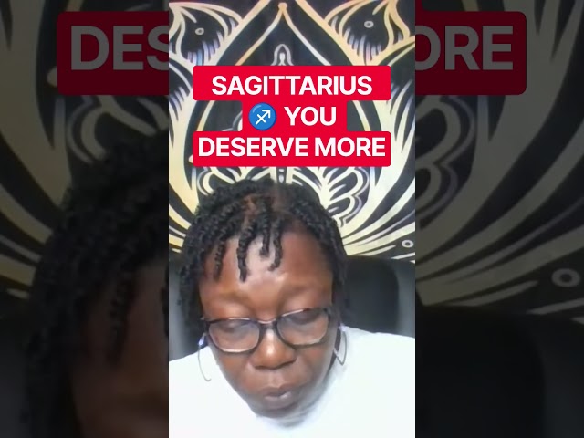 SAGITTARIUS, YOU'RE DONE BEING EMOTIONALLY UNDERFED. #sagittarius #tarot #shorts #change