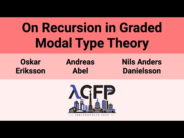 [ICFP'26] On Recursion in Graded Modal Type Theory