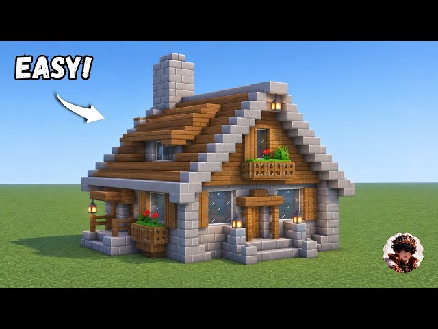 Minecraft Survival House Tutorial | Easy & Beautiful House 🏡