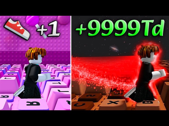 I Started Over With NO ROBUX in +1 Speed Keyboard Escape