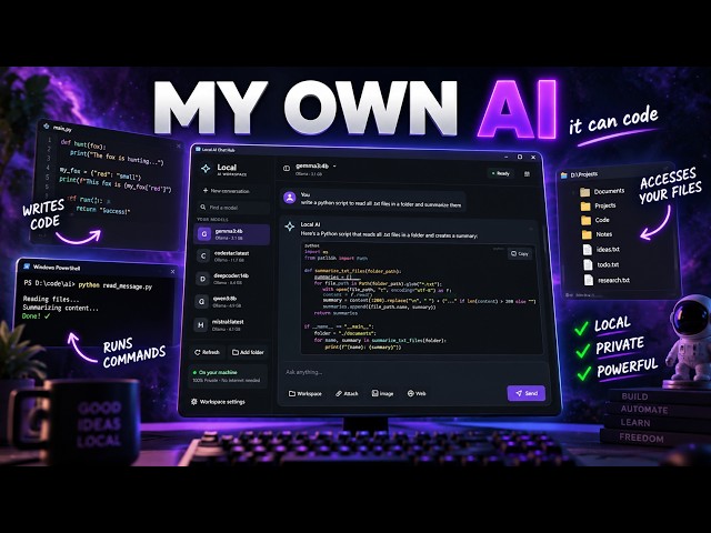 I Built My Own AI That Can Code for Me
