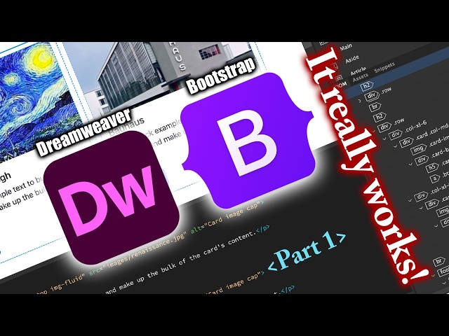 Creating a responsive Web Page with Dreamweaver + Bootstrap (part 1)