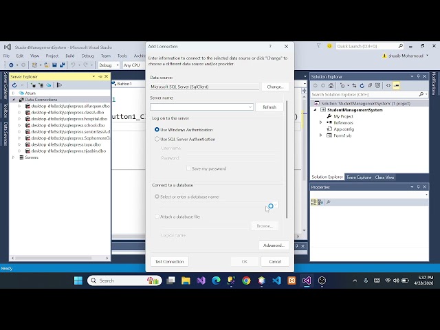 Saving Form Data in VB NET with Database Connection