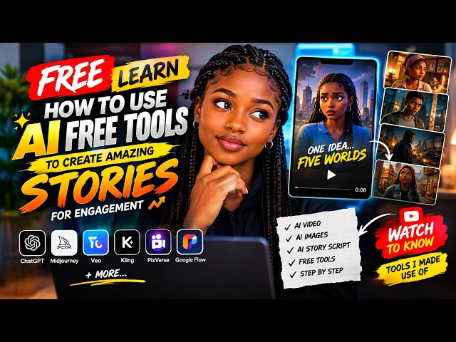 Create Amazing AI Stories for FREE! 🔥 Free AI Tools You Need to Know