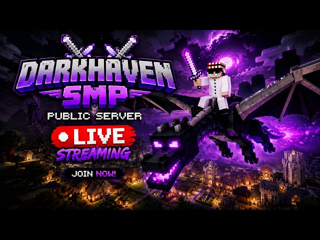 24/7 MINECRAFT LIVE NEW ● PUBLIC SMP ● Cracked Public Server | Java + Bedrock + Mcpe #minecraft