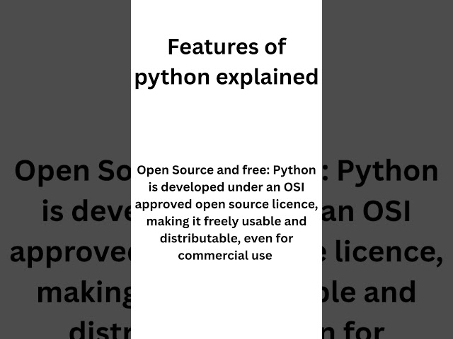 Why python is open source and free?