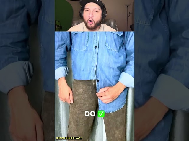 HOW TO TUCK IN A SHIRT 👕