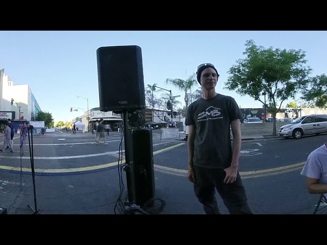 Haptic Synapses and SineBrave live at SubZERO 2018, first recording 360 video