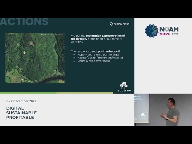 EcoTree - Ecosystem Restoration in Europe - NOAH22 Zurich