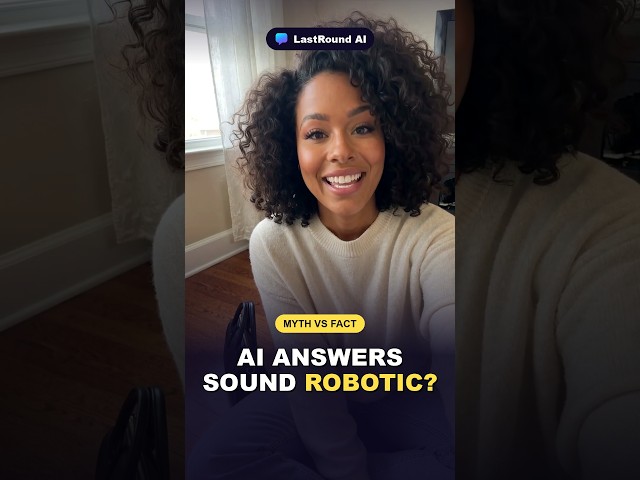 Myth: AI interview answers sound robotic #shorts