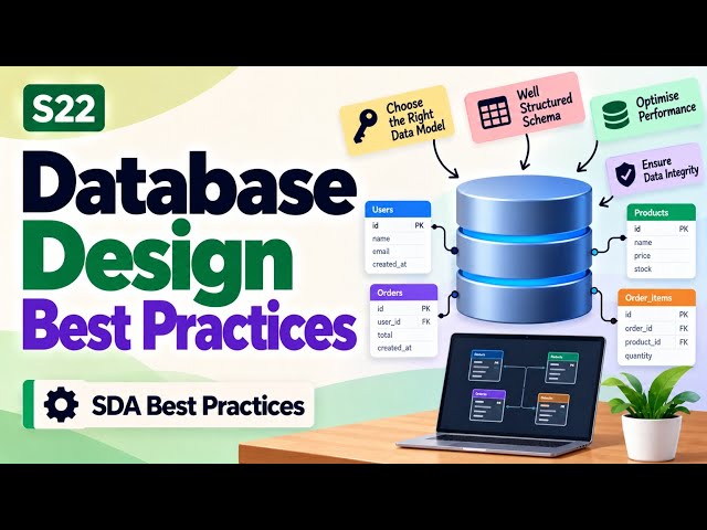 S22 | Database Design Best Practices | SDA Best Practices | Uplatz