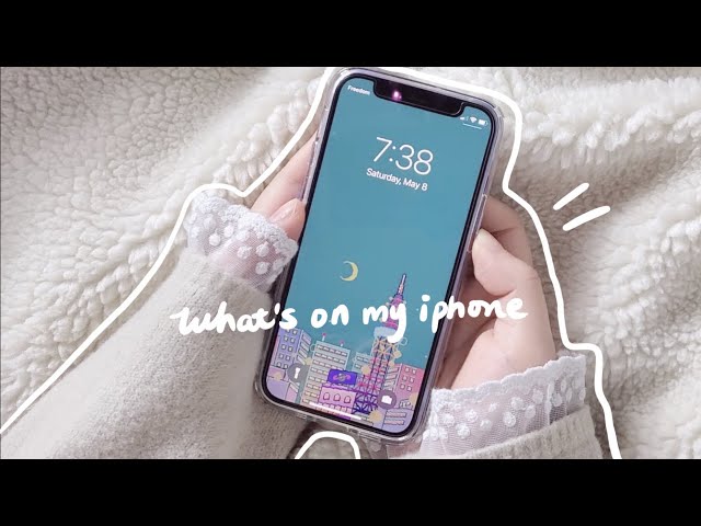 *Aesthetic* What's on my iphone 12 mini purple🍎1 week after using new phone 새로 산 아이폰, 자주 사용하는 어플 모음