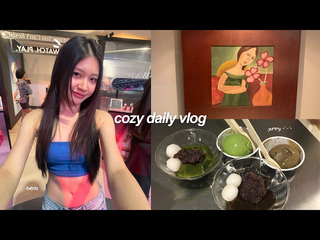 daily vlog 🧸: productive days in my life, hanging with friends, events, shopping haul