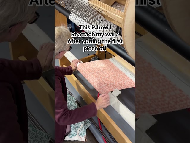 How to EASILY reattach a warp after cutting a piece off.