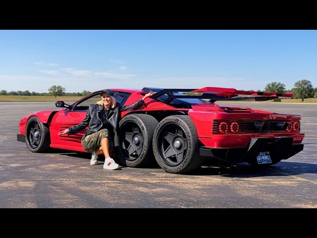 World’s First 6x6 Ferrari Testarossa