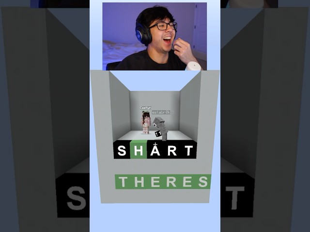 I CHEATED…🤣😂Minecraft Word Guess vs GF #minecraft #shorts #minecraftshorts
