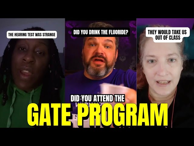 DID YOU ATTEND THE G.A.T.E. PROGRAM?