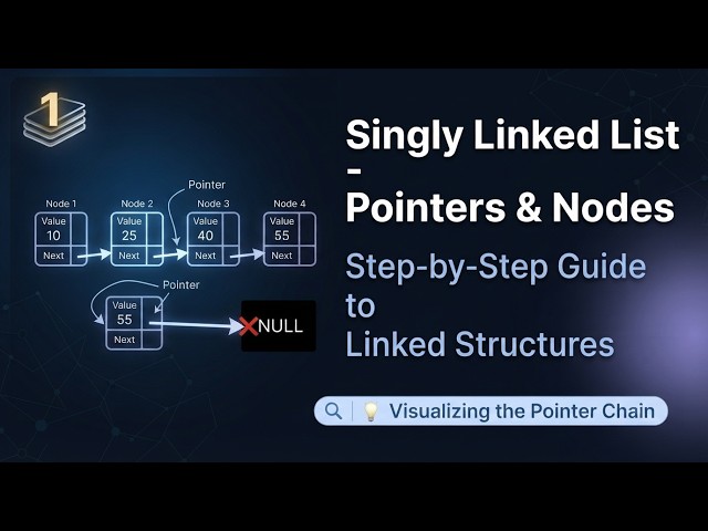 1) Singly Linked List