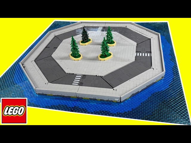 LEGO Angled & Elevated Road System! Downtown Expansion Update!