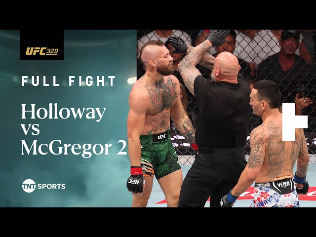 INJURY RUINS COMEBACK! 🤕 | Max Holloway vs Conor McGregor 2 | #UFC329 Fight Highlights