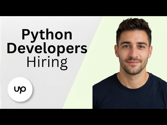 Python Developers Hiring – Upwork [2026 Full Guide]