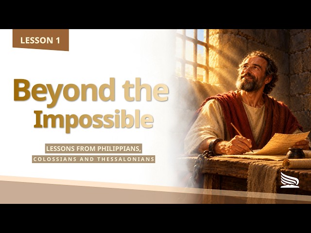 Sabbath Bible Lesson 1: Beyond the Impossible - Lessons From the Epistles
