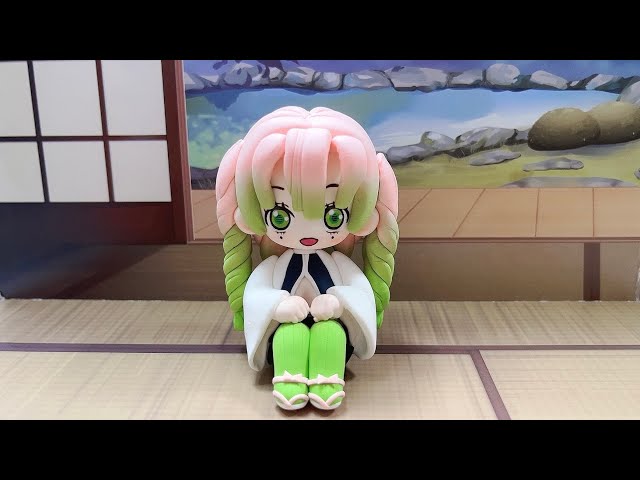 DIY Clay Tutorial: Cute Demon Slayer - Mitsuri Kanroji💗 Love Hashira—鬼滅の刃｜蜜璃