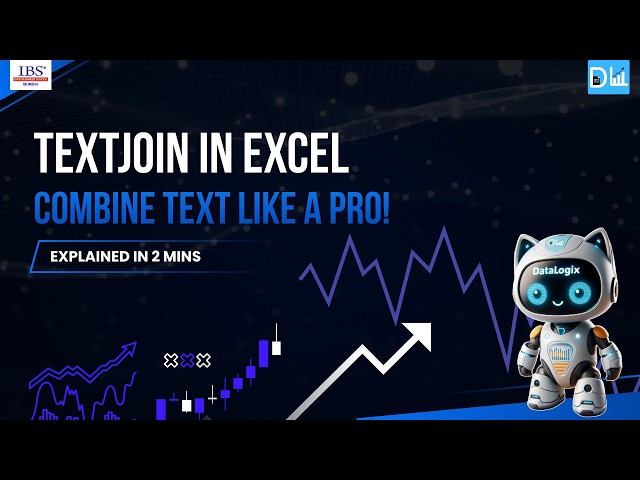 🚀 TEXTJOIN in Excel | Combine Text Like a Pro!