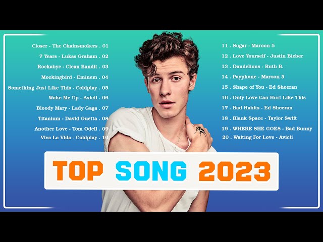 Top Songs 2023 || Maroon 5, Ed Sheeran, Justin Bieber, Dua Lipa, Adele....