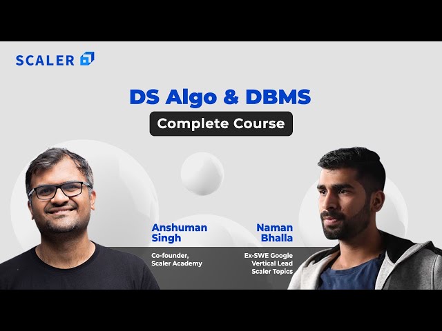 Data Structures and Algorithms and DBMS Full Course | DS Algo Tutorial | Database Management System