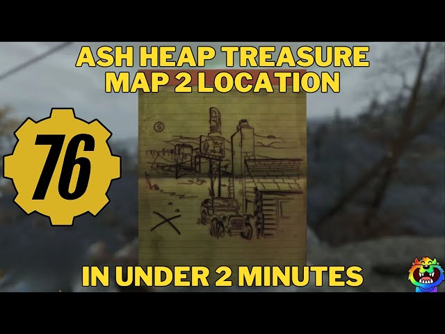 How to Find the Ash Heap Treasure Map 2 in #fallout76 #fallout76guide