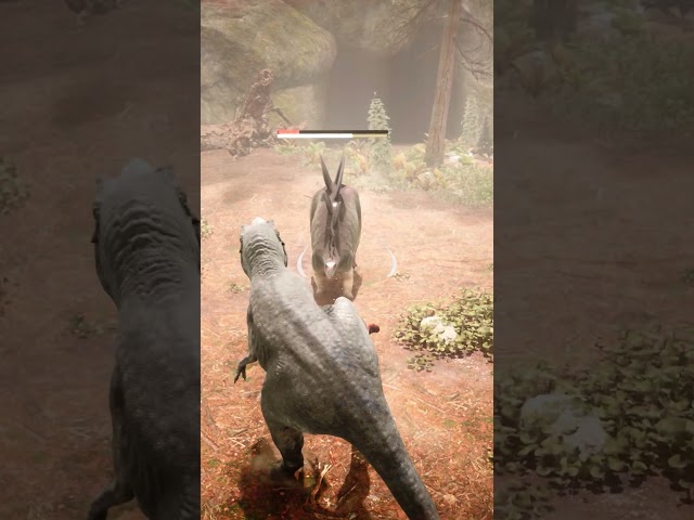 T-Rex VS Stegosaurus King of Bones 4K 60FPS - Full Video on This Channel #trex #allosaurus  #dino