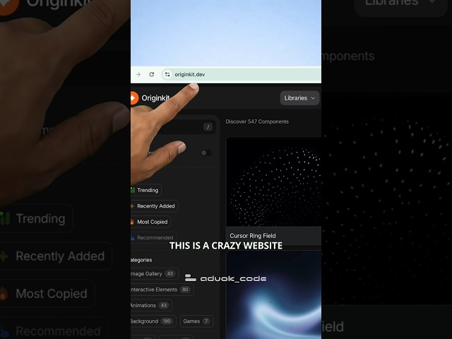 This Website Has CRAZY UI Components for Developers! 🤯💻