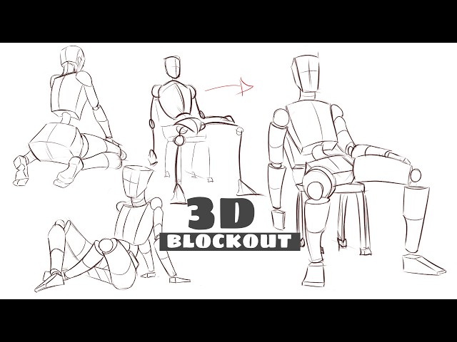 how i draw 3d sketches that feel natural