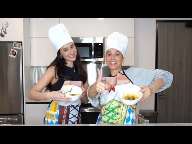 COOKING WITH NO INSTRUCTIONS CHALLENGE (PASTA EDITION)