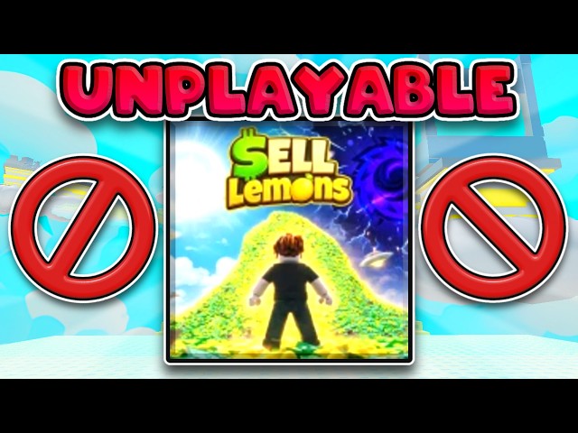 Sell Lemons Just Got BANNED For THOUSANDS OF PEOPLE!? (Roblox) ⛔