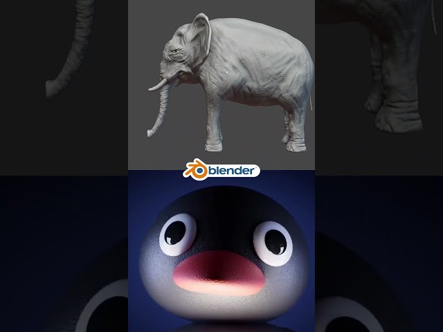 Realistic ELEPHANT in Blender 3D