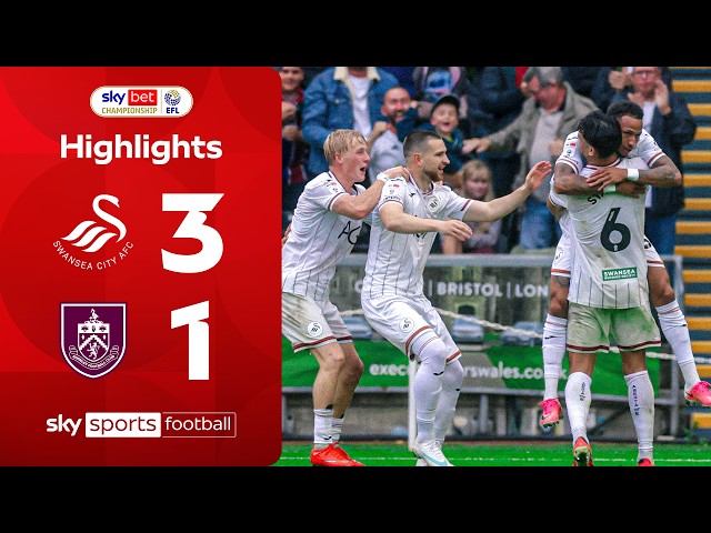 Vipotnik nets for Swans as top form continues! 👏 | Swansea 3-1 Burnley | EFL Highlights