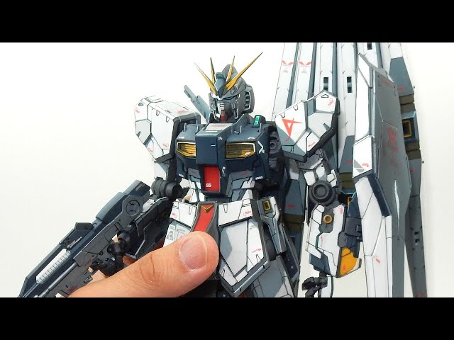 I tried painting the MG Nu Gundam ver.Ka in an illustration style and it turned out to be an illu...